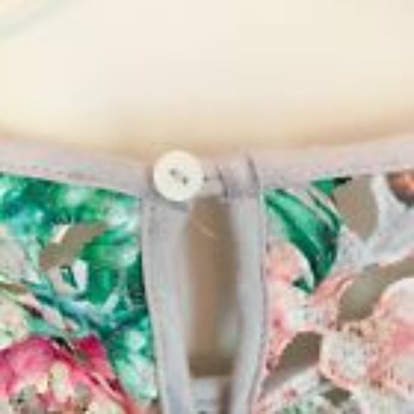 🔴Anthropologie Inari Floral Fiore Lace Cut Out Sleeveless Tank Top Unlined SZ S - Picture 9 of 11